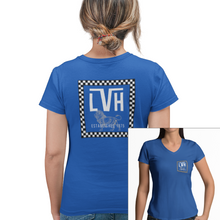 Load image into Gallery viewer, Women&#39;s LVH Checkered - V-Neck
